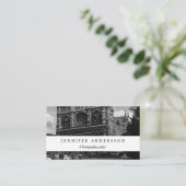 Vintag Frankreich Notre Dame Kathedrale Visitenkarte (Stehend Vorderseite)