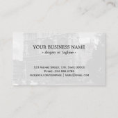 Vintag Frankreich Notre Dame Kathedrale Visitenkarte (Rückseite)