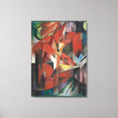 Vintag Franz Marc Foxes Leinwanddruck (Vorderseite)