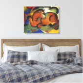 Vintag Franz Marc Red Bull Leinwanddruck (Insitu (Schlafzimmer))
