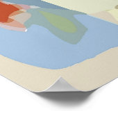 Vintag-Französisch-Corsets-Werbung Poster (Ecke)