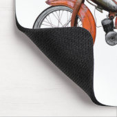Vintag französisch Motobecane Moped Mousepad (Ecke)