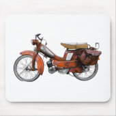 Vintag französisch Motobecane Moped Mousepad (Vorne)