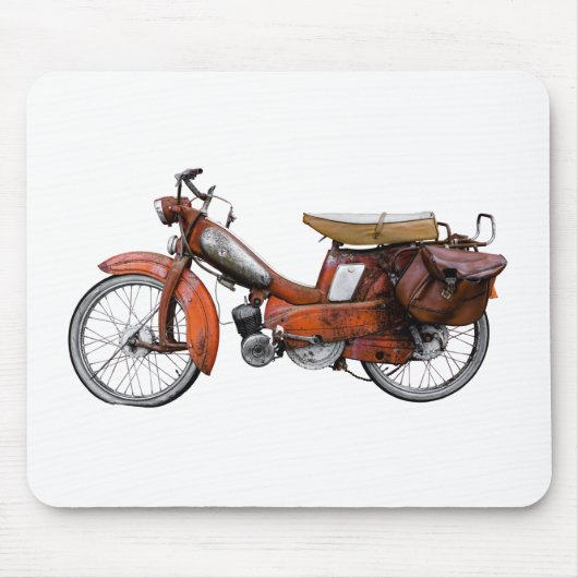 Vintag französisch Motobecane Moped Mousepad (Vorne)