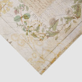 Vintag-Französisches Collage Seidenpapier (Ausschnitt)