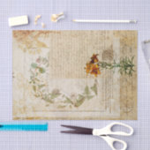 Vintag-Französisches Collage Seidenpapier (Handwerk)