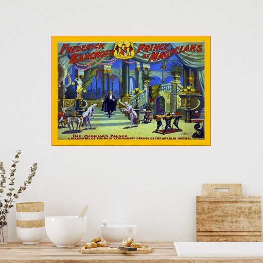 Vintag Frederick Bancroft Poster (Küche)