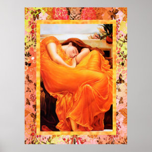 Vintag Frederick Leighton - Flaming June Poster