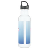 Vintag, Freiheitsstatue Edelstahlflasche (Rückseite)