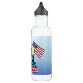 Vintag, Freiheitsstatue Edelstahlflasche (Rechts)