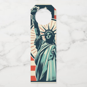 Vintag, Freiheitsstatue Flaschenanhänger