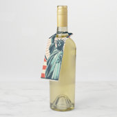 Vintag, Freiheitsstatue Flaschenanhänger (Angewinkelt)