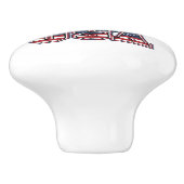 Vintag, Freiheitsstatue Keramikknauf (Seitenansicht)