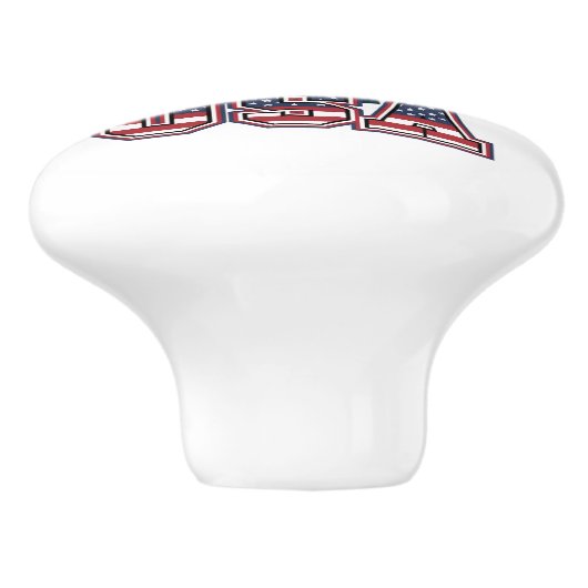 Vintag, Freiheitsstatue Keramikknauf (Seitenansicht)