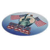 Vintag, Freiheitsstatue Schneidebrett (Ecke)