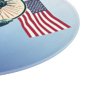 Vintag, Freiheitsstatue Schneidebrett (Ecke)