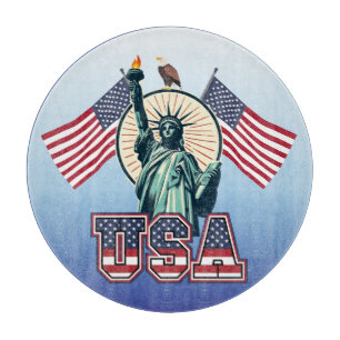 Vintag, Freiheitsstatue Schneidebrett