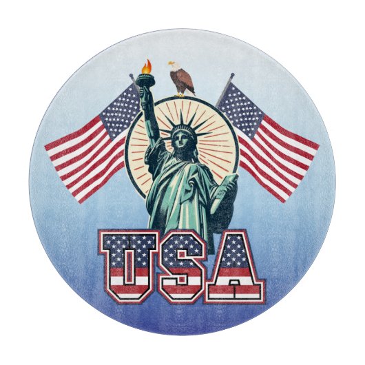 Vintag, Freiheitsstatue Schneidebrett (Vorderseite)