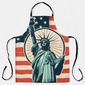 Vintag, Freiheitsstatue Schürze (Vorderseite)