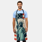 Vintag, Freiheitsstatue Schürze (Getragen)