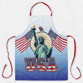 Vintag, Freiheitsstatue Schürze (Vorderseite)