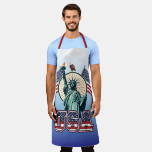 Vintag, Freiheitsstatue Schürze