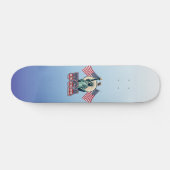 Vintag, Freiheitsstatue Skateboard (Horizontal)