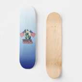 Vintag, Freiheitsstatue Skateboard (Vorderseite)