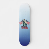 Vintag, Freiheitsstatue Skateboard (Vorne)