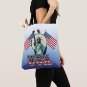 Vintag, Freiheitsstatue Tasche (Von Nahem)