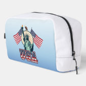 Vintag, Freiheitsstatue Waschbeutel (Rechte Ecke)