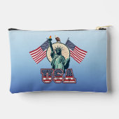 Vintag, Freiheitsstatue Zubehörtasche (Rückseite)