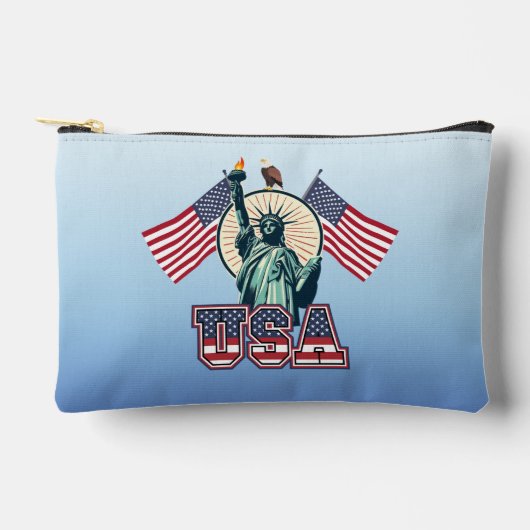 Vintag, Freiheitsstatue Zubehörtasche (Vorderseite)
