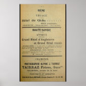 Vintag French Hotel Poster (Vorne)