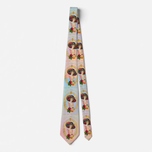 Vintag French Necktie Krawatte (Vorderseite)