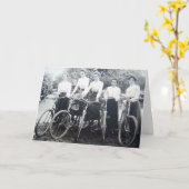 Vintag - Freunde, die wir unterwegs treffen, Karte (Gelbe Blume)