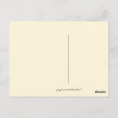 Vintag "Friede sei mit diesem Haus" - Postkarte (Rückseite)