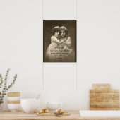 Vintag Friendship Zitat Poster (Küche)