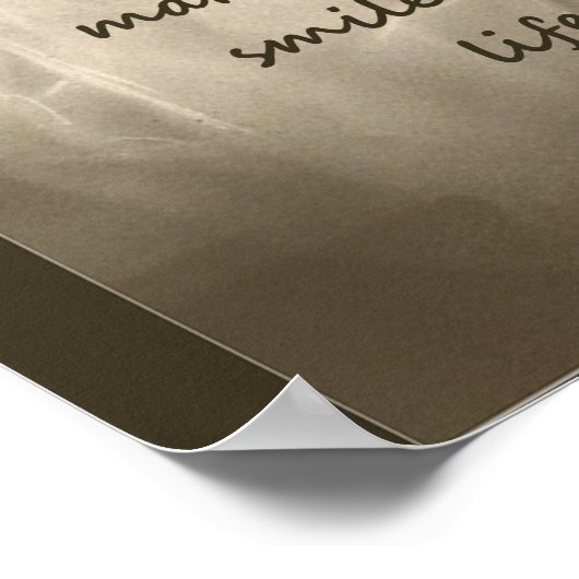 Vintag Friendship Zitat Poster (Ecke)