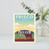 Vintag Frisco Texas Postkarte (Stehend Vorderseite)