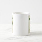 Vintag Frog Shillelagh Pipe St Patrick's Day Card Kaffeetasse (Mittel)