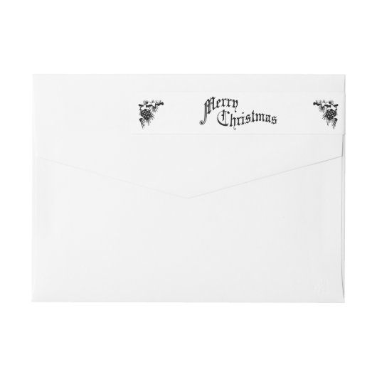 Vintag frohe Weihnachten (Rückseite)