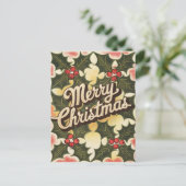 Vintag frohe Weihnachten (Stehend Vorderseite)
