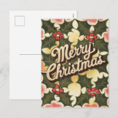 Vintag frohe Weihnachten (Vorne/Hinten)