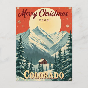 Vintag frohe Weihnachten aus Colorado