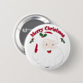 Vintag frohe Weihnachten Button (Vorne & Hinten)
