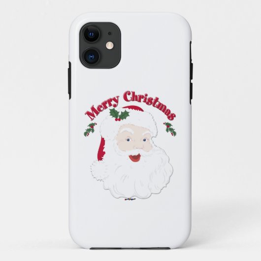 Vintag frohe Weihnachten Case-Mate iPhone Hülle (Rückseite)