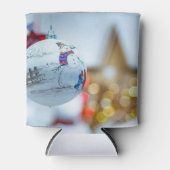 Vintag frohe Weihnachten Dosenkühler (Vorderseite)