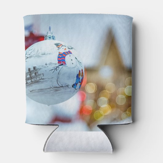 Vintag frohe Weihnachten Dosenkühler (Rückseite)