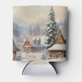 Vintag frohe Weihnachten Dosenkühler (Vorderseite)